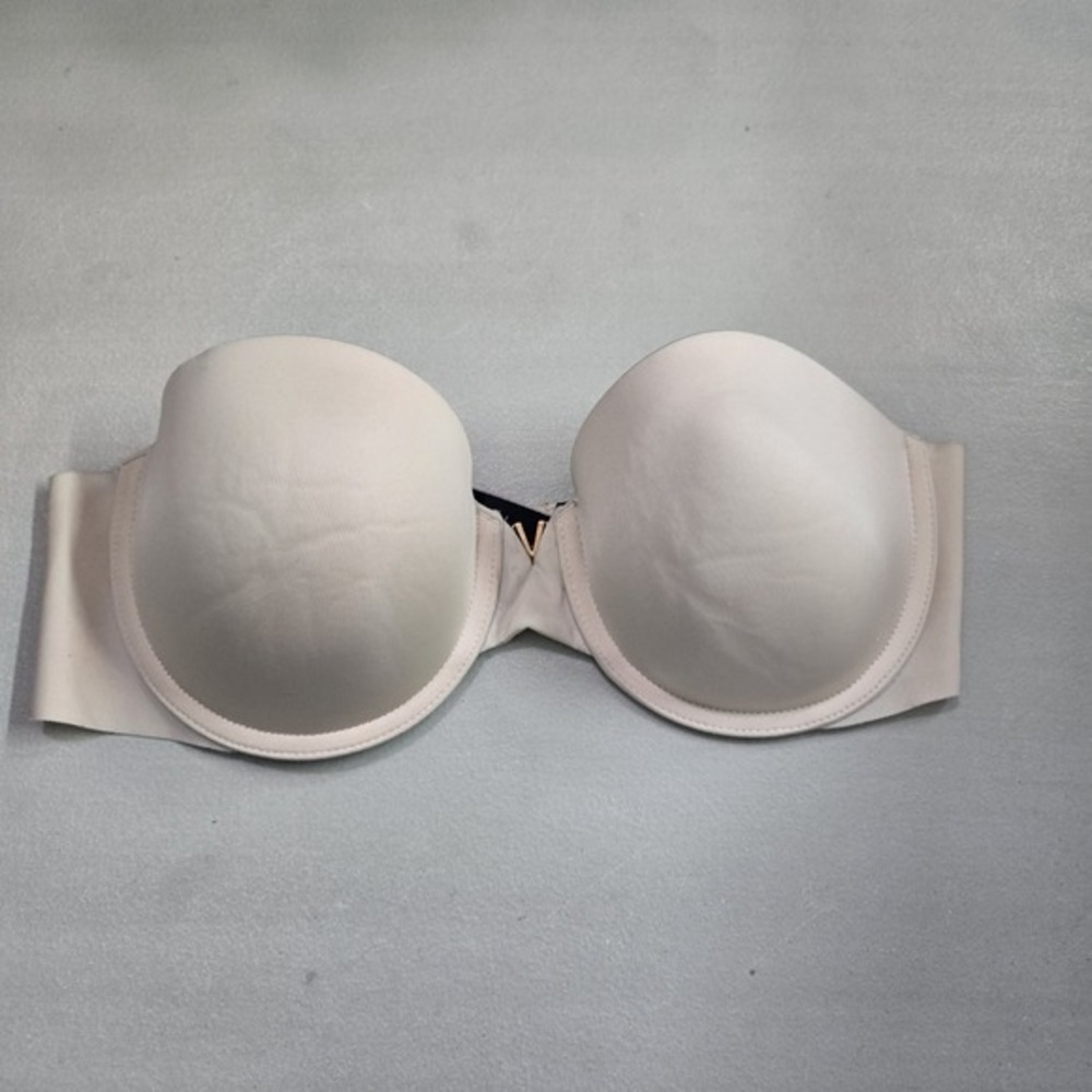 Victoria's Secret Women Bra 34C Beige Padded Underwired Multiway NO STRAPS